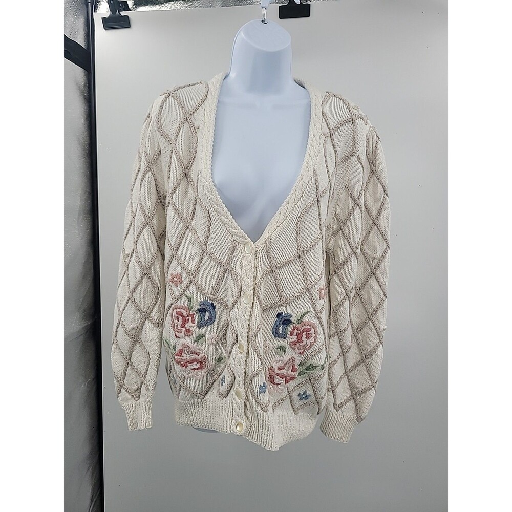 Vintage Marisa Christina Cottagecore Cardigan Sweater Sz M